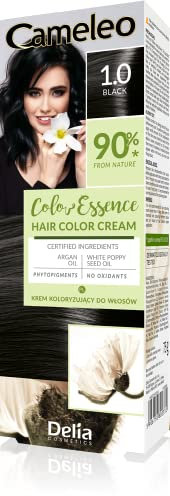 Cameleo - Color Essence - Crema Colorante - Nero - Colorazione “TONO SU TONO” - Effetto Fino a 8 Lavaggi - Colore Naturale e Profondo - Rinfresco del Colore - Nutrimento - 75g