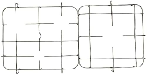 COMPATIBILE CON BOMPANI BOREAL SILTAL kit griglie 3 fuochi 1 fuoco in filo cromata colore acciaio