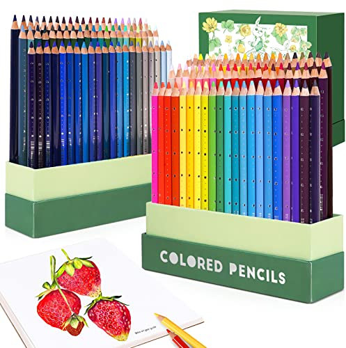 Arrtx 126 Colouring Pencils Set, Professional Premium Soft Core Coloured Pencils for Adult Artists, Drawing, Sketching, Shading |Adult Colouring Book |Colour Pencils | Artist Pencils