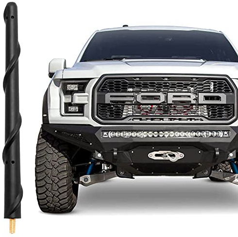 BASIKER Short Antenna for Ford F150 F-150 2009-2024 2025, Ford F150 Accessories, 7 Inch Truck Car F250 F350 Antenna Replacement for AM FM Reception