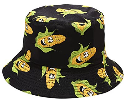 Bucket Hats Fashion Sun Cap Packable Outdoor Fischerhut für Damen und Herren Bananen Hut