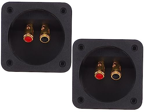 Gatuida 2pcs Speaker Terminal Connectors Speaker Box Wiring Cup Binding Post for Subwoofer