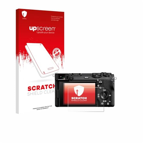 upscreen Schutzfolie für Sony Alpha 6700 | Transparenter Displayschutz Made in Germany Kristall-Klar Kratzschutz Anti-Fingerprint