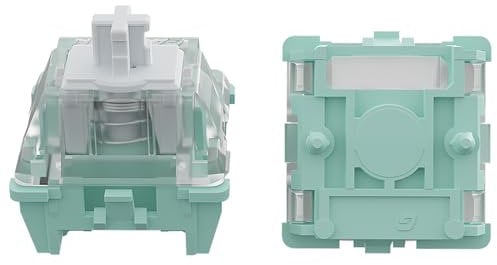 GATERON Interruttori magnetici per tastiera in giada, interruttori a chiave pre-lubrificati prelubrificati per tastiera meccanica (70 pezzi)