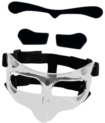Perfeclan Basketballmaske Nasenschutz Langlebiger Nasenschutz Sportmaske Gesichtsschutz für Fußball, Basketball, Wrestling, Softball, Erwachsene, #8