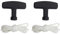 Lawn Mower Pull Cord Kit, 2 Pack Nylon Recoil Starter Rope with Universal Replacement Straps for Gasoline Engines, Chainsaws