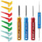 JRready ST5231-08 Deutsch Stecknadel Auspinwerkzeug Kit Für 12# 16# 20# Solide & Gestanzte Kontakte 10-22 AWG Entriegelungswerkzeug kfz Stecker Für Deutsch DT, DTM, DTP, HD Series Steckverbinder 12PCS