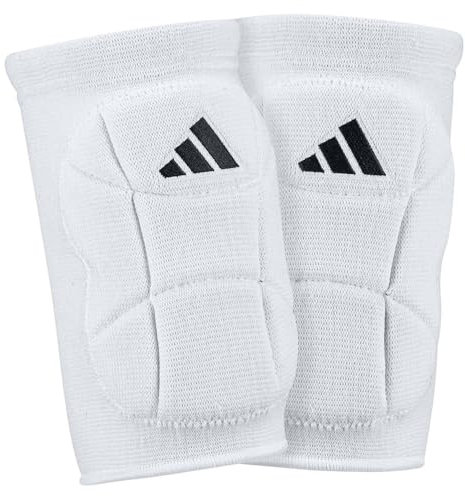 adidas Elite Volleyball-Knieschoner, Weiß, L