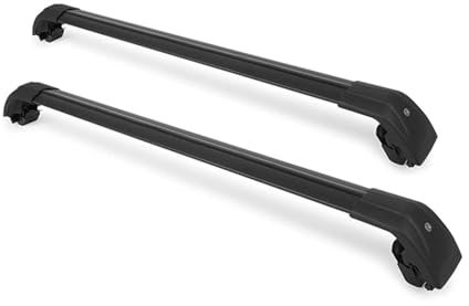 MAAIQTIND Roof Rack, für Kia Ceed Sportswagon SW Estate 2018-2022 Luggage Rack Skalierbar Dachträger Auto Zubehör,Black