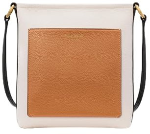 kate spade new york Ava Colorblocked Pebbled Leather Small Swingpack, Parchment Multi