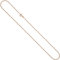 Schmuck Krone 1,3mm Panzerkette Kette Halskette Collier aus 925 Silber rotgold vergoldet 45cm