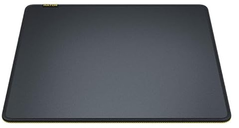 HATOR Tonn EVO Gaming-Mauspad, Mousepad mit Fabric Surface, Rubber Base, rutschfest/Non-Slip, Speed/Control, Stitched Edges, für Gaming Mouse, PC/Laptop, 360x300x4mm, (Dunkelgrau, M)