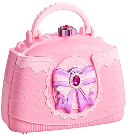 Mädchen Schminkkoffer - Spielschmink-Set Für Mädchen,Natürlicher Reisefreundlicher Waschbarer Kosmetik Für Kinder Von 3 Bis 12 Jahre Spielen Feste & Veranstaltungen Geburtstag Rollenspiel