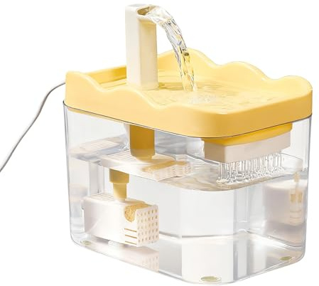 Abreuvoir pour chats – Pompe silencieuse pour animaux domestiques, fontaines d'eau pour chats d'intérieur | Pour chatons, petits chiens, animaux domestiques, appartement, voyage, camping-car