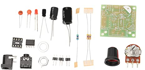 Generic LM386 Audio Amplifier Kit Smart Electronic Module Board FR4‑A PCB Easy to Weld Stable 3‑12V for Enthusiasts