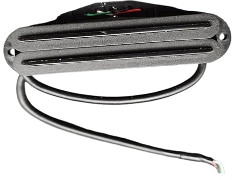 Les micros professionnels pour guitare acoustique à double fil produisent un son clair et sont adaptés aux accessoires de guitare électrique et acoustique (noir)