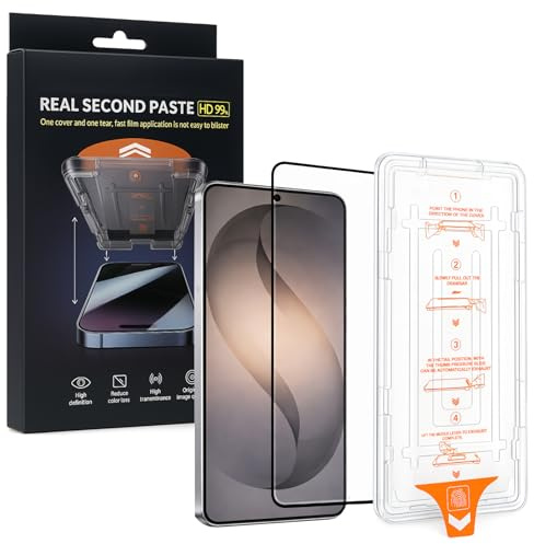 SnapFit Schutzglas für Samsung Galaxy S26 Plus Installationshilfe 3D Premium Display H9