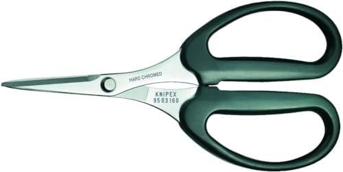 Knipex Schere für Fasern aus KEVLAR® verchromt, mit Kunststoff umspritzt 160 mm 95 03 160 SB