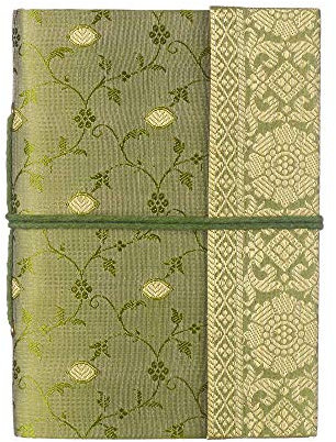 Paper High Gazzetta di Sari Notebook Medio, 110 x 160 mm, Verde