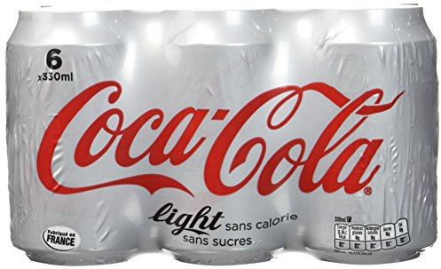 Coca-Cola Light Pack de 6 Canettes de 33 cl