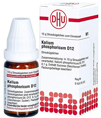 DHU Kalium phosphoricum D12 Streukügelchen, 10 g Globuli