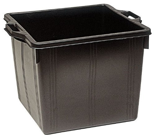 Vasca per Macerie Plastica 40x40x33 cm Capacità Litri 40 con 2 manici