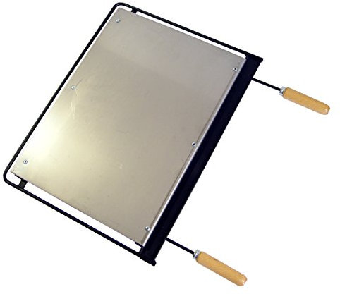 IMEX EL ZORRO 71603 Plaque INOX pour Barbecue 43,5 x 41 cm