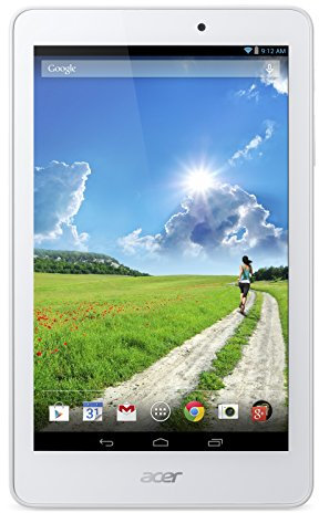 Acer Iconia One B1-810 8-Inch Tablet (White) - (Intel Atom Z3735F 1.33 GHz, 1 GB RAM, 16 GB Memory, Camera, Android 4.4)