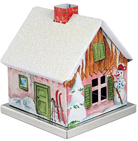 KNOX Räucherhaus aus Metall - Winterhaus - für Räucherkerzen der Größe M