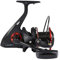 Diwa Sich drehende Angelrollen 8000/10000/12000 Serie Süßwasser-Salzwasser-Hochseefischerei 12 + 1 Edelstahl BB 70 LBS Maximaler Widerstand Ultra Smooth Powerful Spool Durable Gear (Black,12000)