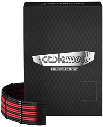 CableMod cm-PRTS-FKIT-NKKR-R PRO ModMesh RT-Serie ASUS ROG/Seasonic Kabel-Kits, Schwarz