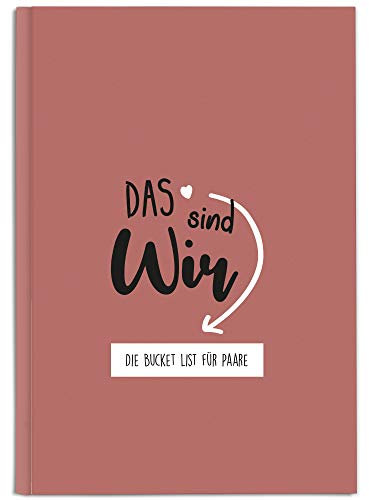 Cupcakes & Kisses® Bucket List Buch, Geschenk für Sie & Ihn, Paare und Partner, Jahrestag