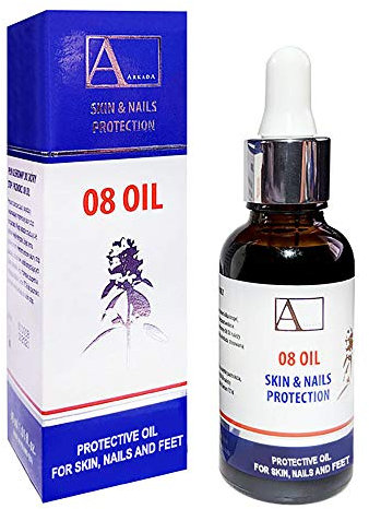 Arkada Huile 08 Protectrice Antifongique Régénératrice Pour la Peau les Ongles et les Pieds Gaia Pure Organics