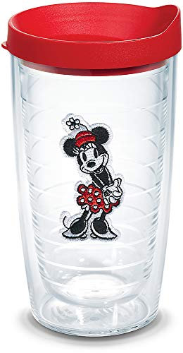 Tervis Disney Original Gobelet isotherme à double paroi fabriqué aux États-Unis pour garder les boissons froides et chaudes, 473 ml, Minnie