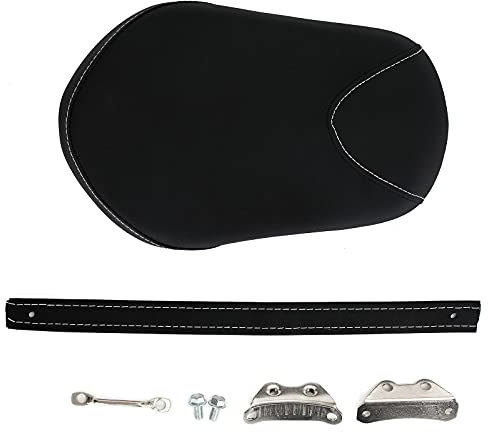 Bruce & Shark Soziussitz Seat Hinten Sitzbank Schwarz für Ya-ma-ha Bolt Xv950 Xv 950 2014-2017