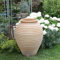 Palatina Keramik | handgefertigte XXL Terracotta Amphore, absolut frostfest und hochwertig, bauchige Gartenamphore Ficus 100cm