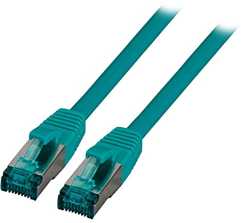 EFB-Elektronik - CAT. 6a Netzwerkkabel - 1,5 m LAN Kabel Ethernet Kabel Patchkabel - RJ45 Anschluss, S/FTP LSZH - grün