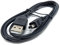 1m Mini USB to USB 24AWG 2.0 Hi-Speed 2.0 A-Male to Mini-B 5pin Cable Power & Data Lead 3.3ft Black Nickel Connectors