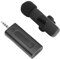 Micrófono de Solapa de Solapa Inalámbrico, Emparejamiento Automático, Reducción de Ruido Inteligente, Plug and Play, Recargable de 3,5 mm con Pinza para Webcasting, Grabación de Entrevistas