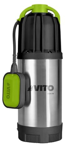 VITO - Pompe à Eau Immergée 1000W Multicellulaire Transfert Eaux claires