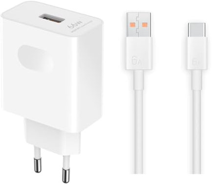 66W Supercharge Ladegerät für Huawei Honor Ladegerät HW-110600E00 6A USB C Ladekabel Adapter Netzteil für Original Honor Magic6 6Pro 6Lite 5 5Pro Honor 100 90 80 70 MagicPad 13 Honor Pad X9 X8