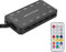 ASHATA 12-Port Integrated Fan Hub, Powering Up to 10 Fans, RGB Fans and LED Strip Controller with Remote Control, 15m RF Wireless Control Colorful Fan Controller