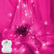 FFZZKJ Fairy Lights Battery Operated Waterproof String Lights with Timer 3M 30 LED Lights Battery Powered Outdoor Indoor for Christmas Decorations, Bedroom, Door, Window, Terrace, Party, Pink