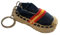 MIBANDERA Porte-clés drapeau de l'Espagne, porte-clés homme, femme, drapeau de l'Espagne. Porte-clés voiture moto, Espadrilles bleu marine drapeau, Taille Unique