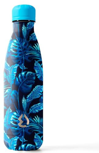 water revolution Botella Tropical 500ml, Juventud Unisex, Multicolor (Multicolor), Talla Única