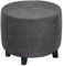 Ottomane Schonbezug Runden Hockerbezug 40/50/60/80 Hocker Husse für Fußhocker Stretch Bezug Rund Ottomane Abdeckung Überzug Hocker Protector Waschbar Hockerabdeckung ( Color : #15 , Size : 50x50x40cm