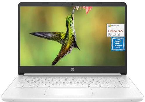 HP 2023 Laptop für Business, 14 Zoll HD-Display, Intel Celeron N4120 CPU, 8 GB, 192 GB Speicher (64 GB eMMC + 128 GB SD-Karte), Intel UHD Grafik 600, Wi-Fi, Bluetooth, HDMI, Windows 11 Home im S-Modus