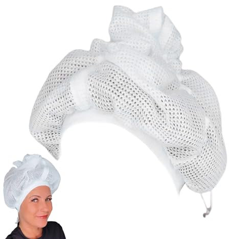Net Plopping Cap, Netz Plopping Kappe Für Lockiges Haar, Netz Plopping Haube, Haarhaube, Netz Plopping Kappe Zum Trocknen Von Lockigem Haar, Haar Plopping Netz, Netz Plopping Kappe Diffusor