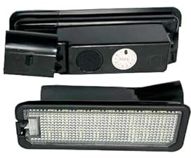 BLUETECH LED Kennzeichenbeleuchtung kompatibel mit Porsche, VW, SEAT, SKODA
