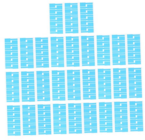 AOKWAWALIY 10 x Kordel-Identifikationsetiketten, Etikettenband, langlebige Etiketten, Kordel-Etiketten für Elektronik, bewegliche Etiketten, Computeraufkleber, Identifikationsaufkleber, Etiketten,